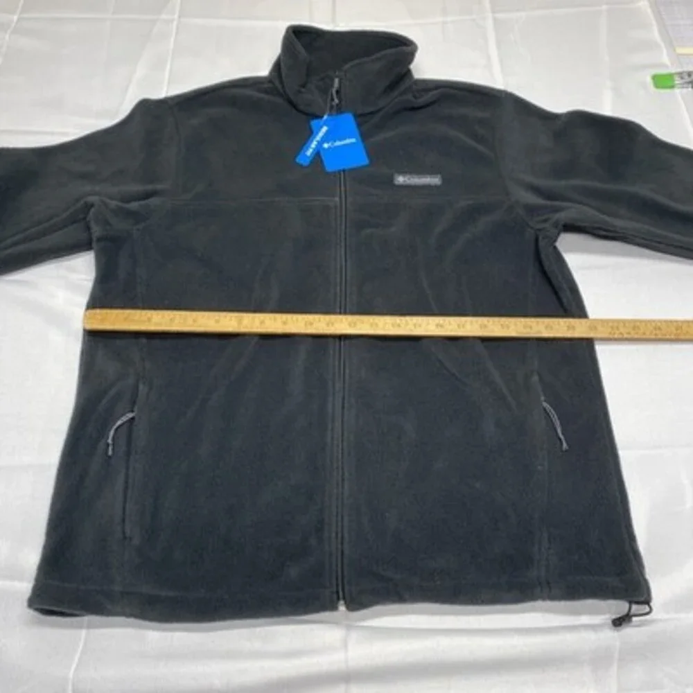 NWT Columbia Men's Steens Mountain Full Zip 2.0 Fleece Black Jacket! Brand new